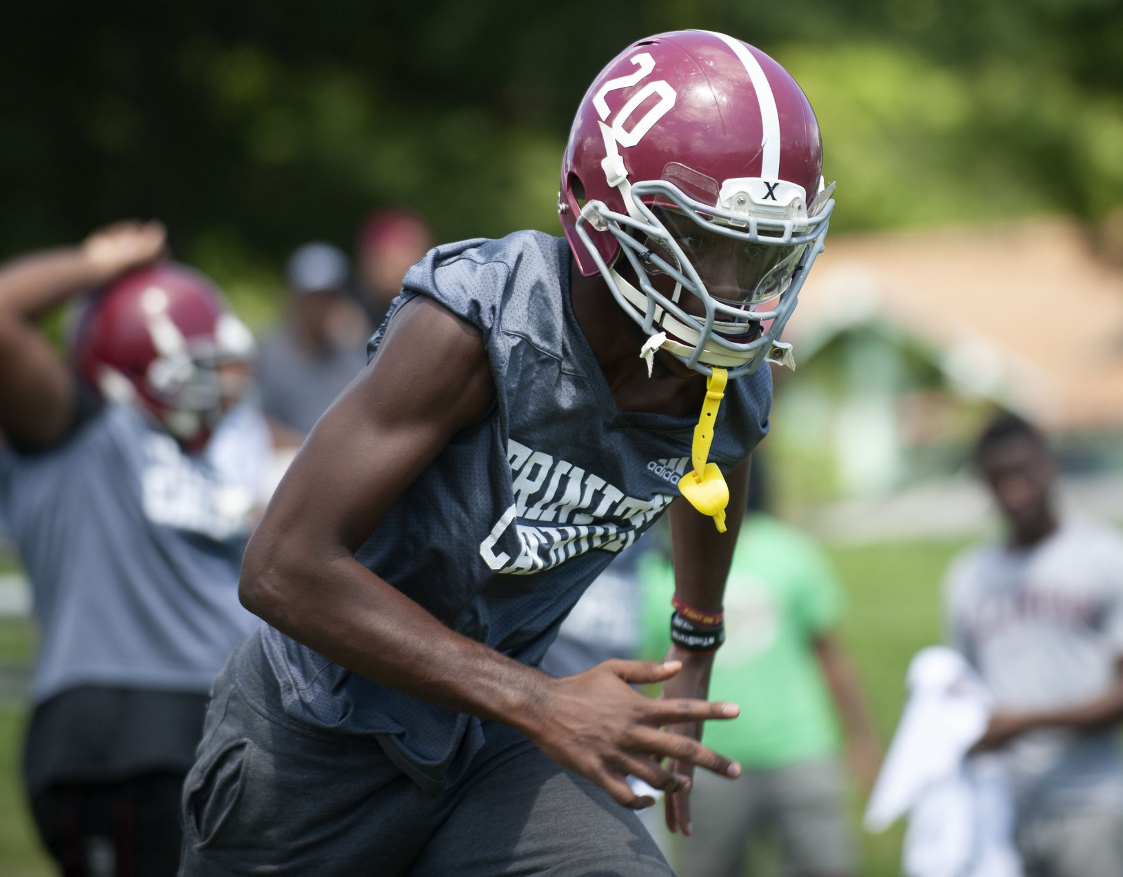 Trinity football practice